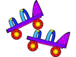 Sticker Custom Preview Image #084540 Kids Stuff Toys Roller Skates