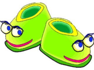 Sticker Custom Preview Image #084570 Kids Stuff Toys Shoeswith Eyes
