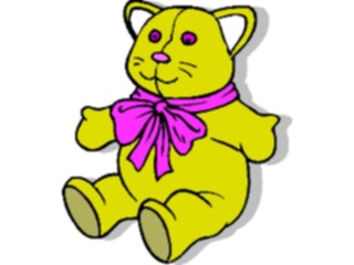 Sticker Custom Preview Image #084590 Kids Stuff Toys Stuffed Cat