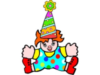 Sticker Custom Preview Image #084592 Kids Stuff Toys Stuffed Clown2