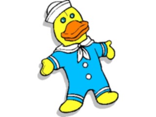 Sticker Custom Preview Image #084595 Kids Stuff Toys Stuffed Duck