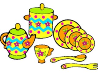 Sticker Custom Preview Image #084606 Kids Stuff Toys Tea Set