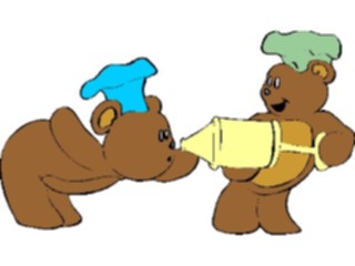 Sticker Custom Preview Image #084654 Kids Stuff Toys Teddy Bear Bakers