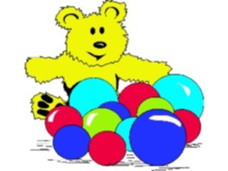 Sticker Custom Preview Image #084657 Kids Stuff Toys Teddy Bear Balls1