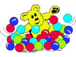 Sticker Custom Preview Image #084658 Kids Stuff Toys Teddy Bear Balls2