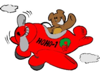 Sticker Custom Preview Image #084667 Kids Stuff Toys Teddy Bearin Airplane