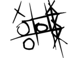 Sticker Custom Preview Image #084688 Kids Stuff Toys Tic Tac Toe1