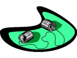 Sticker Custom Preview Image #084691 Kids Stuff Toys Tin Can Phone1