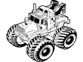 Sticker Custom Preview Image #084702 Kids Stuff Toys Tow Truck