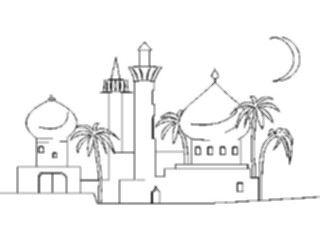 Sticker Custom Preview Image #084800 Landscapes Landscapes Arabian Skyline1