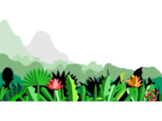 Sticker Custom Preview Image #085158 Landscapes Landscapes Flowers Mountain