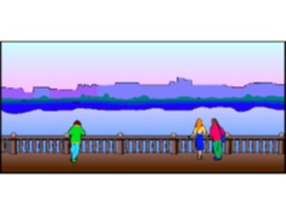 Sticker Custom Preview Image #085390 Landscapes Landscapes River Boardwalk