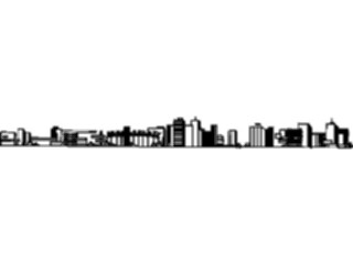 Sticker Custom Preview Image #085448 Landscapes Landscapes Skyline Border