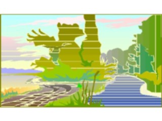 Sticker Custom Preview Image #085462 Landscapes Landscapes Stream09