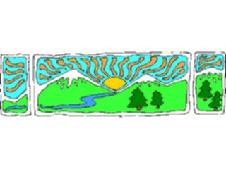 Sticker Custom Preview Image #085483 Landscapes Landscapes Sunrise9