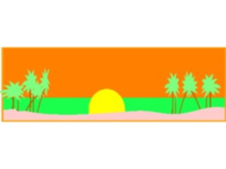 Sticker Custom Preview Image #085487 Landscapes Landscapes Sunset03