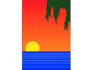 Sticker Custom Preview Image #085490 Landscapes Landscapes Sunset06