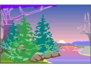 Sticker Custom Preview Image #085497 Landscapes Landscapes Sunset13