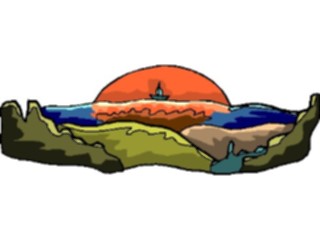 Sticker Custom Preview Image #085504 Landscapes Landscapes Sunset20