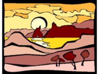 Sticker Custom Preview Image #085509 Landscapes Landscapes Sunset25
