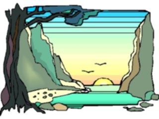Sticker Custom Preview Image #085515 Landscapes Landscapes Sunset31