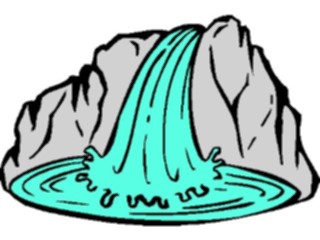 Sticker Custom Preview Image #085604 Landscapes Landscapes Waterfall03
