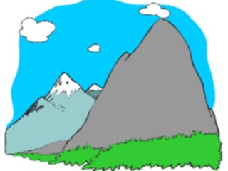 Sticker Custom Preview Image #085686 Landscapes Mountains Mountain39