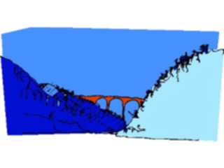 Sticker Custom Preview Image #085695 Landscapes Mountains Mountain Bridge