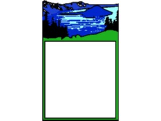 Sticker Custom Preview Image #085696 Landscapes Mountains Mountain Frame