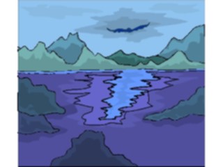 Sticker Custom Preview Image #085700 Landscapes Mountains Mountain Lake4