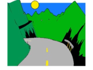 Sticker Custom Preview Image #085706 Landscapes Mountains Mountain Road3