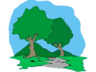 Sticker Custom Preview Image #085712 Landscapes Mountains Mountain Trees