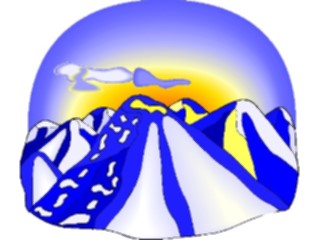 Sticker Custom Preview Image #085970 Landscapes Mountains Mountains Snowy1