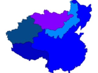 Sticker Custom Preview Image #086194 Maps Continents Regions China Mongolia2