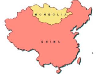 Sticker Custom Preview Image #086195 Maps Continents Regions China Mongolia3