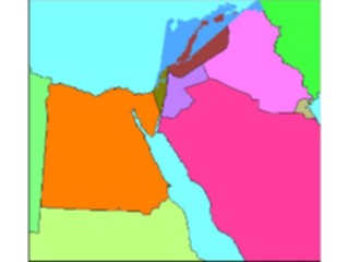 Sticker Custom Preview Image #086229 Maps Continents Regions Middle East1
