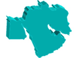 Sticker Custom Preview Image #086235 Maps Continents Regions Middle East7
