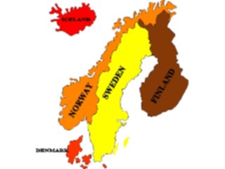 Sticker Custom Preview Image #086251 Maps Continents Regions Scandinavia4