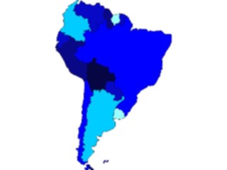 Sticker Custom Preview Image #086262 Maps Continents Regions South America8