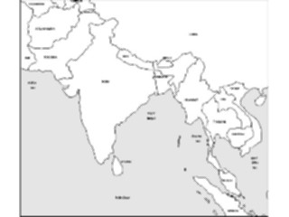 Sticker Custom Preview Image #086264 Maps Continents Regions South Asia