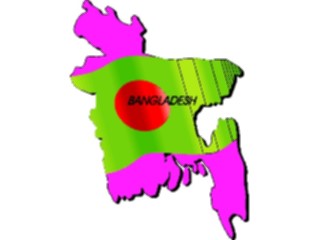 Sticker Custom Preview Image #086330 Maps Countries Bangladesh2