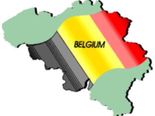 Sticker Custom Preview Image #086335 Maps Countries Belgium5
