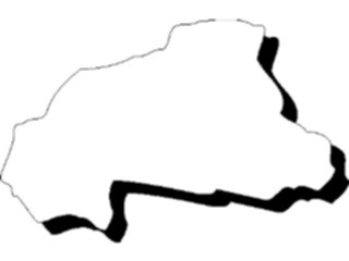 Sticker Custom Preview Image #086375 Maps Countries Burkina Faso3