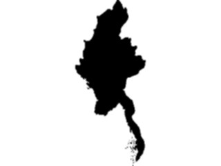 Sticker Custom Preview Image #086377 Maps Countries Burma2