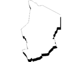 Sticker Custom Preview Image #086406 Maps Countries Chad3