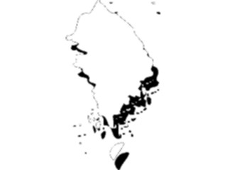 Sticker Custom Preview Image #086650 Maps Countries Korea3