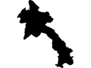 Sticker Custom Preview Image #086658 Maps Countries Laos2