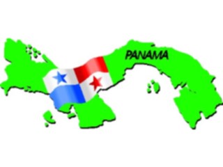 Sticker Custom Preview Image #086785 Maps Countries Panama5