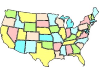 Sticker Custom Preview Image #086967 Maps Countries U S A15