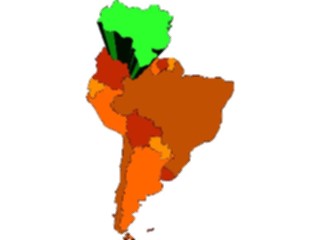 Sticker Custom Preview Image #086980 Maps Countries Venezuela5